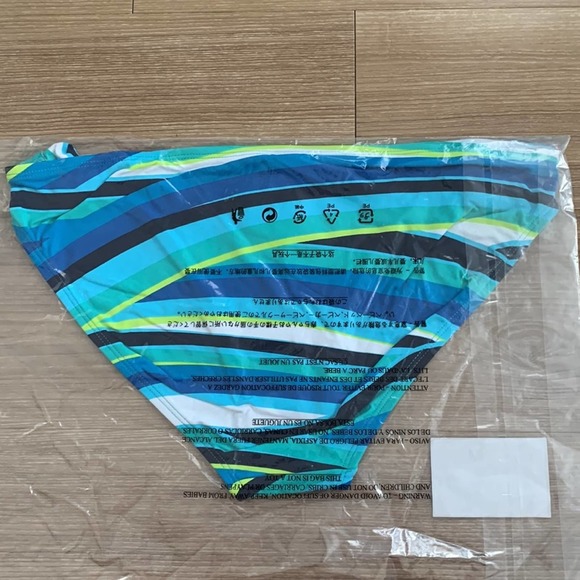 Tommy Bahama Winding Wave Side Twist Bikini Bottom in Ming Jade - Picture 4 of 7